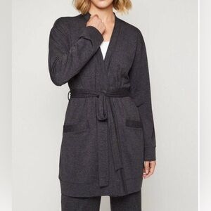 FourLaps Stratus Wrap Robe Black Heather Size L